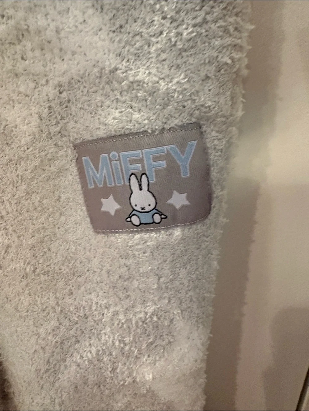 NWT miffy Soft White Bunny Fuzzy Kids Pajama or everyday set sku TR155 size S